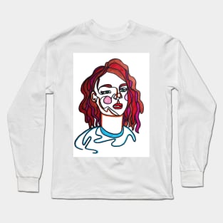 Portrait of A Girl Long Sleeve T-Shirt